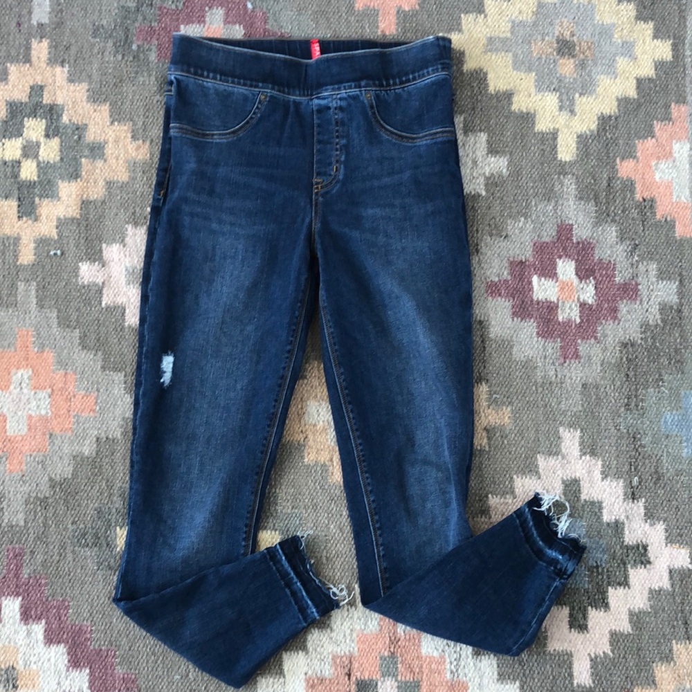 SPANX Denim Distressed Pant